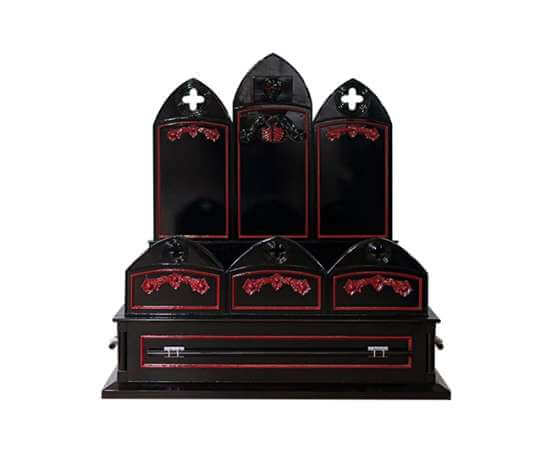 Haunt Crypt Keeper Casket Bed - Available in all sizes - Bespoke Gothic and Modern Provincial Furniture, offering customisation, worldwide shipping, and interest-free payment plans.