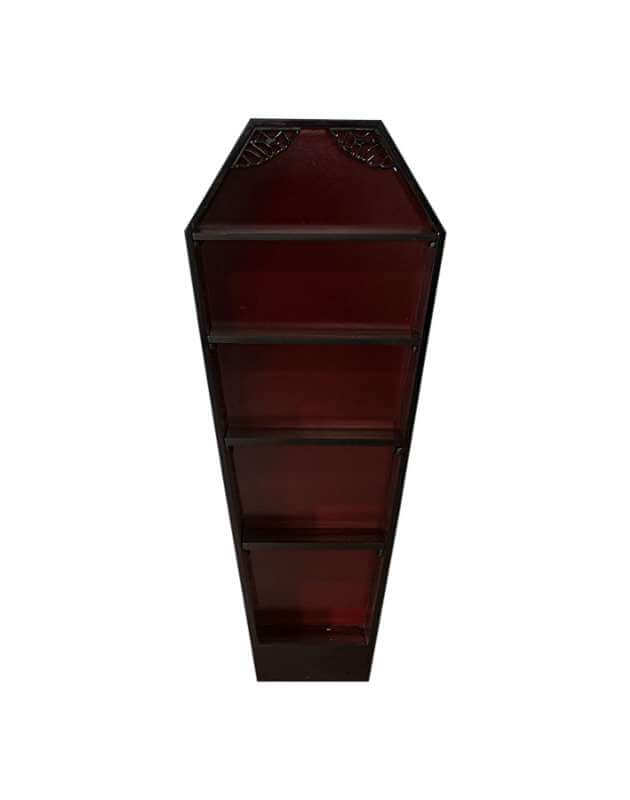 Haunt Crypt Keeper Coffin Bookcase - Bespoke Gothic and Modern Provincial Furniture, offering customisation, worldwide shipping, and interest-free payment plans.