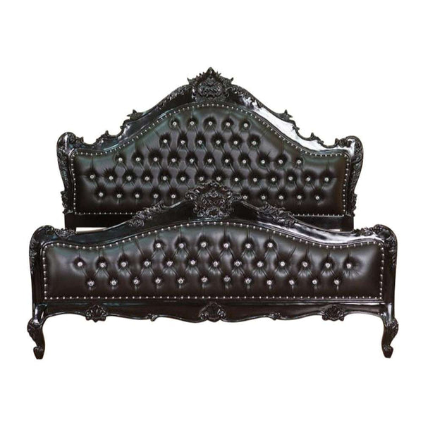 Haunt Mafia Bed - Available in all sizes. Starting from - Bespoke Gothic and Modern Provincial Furniture, offering customisation, worldwide shipping, and interest-free payment plans.