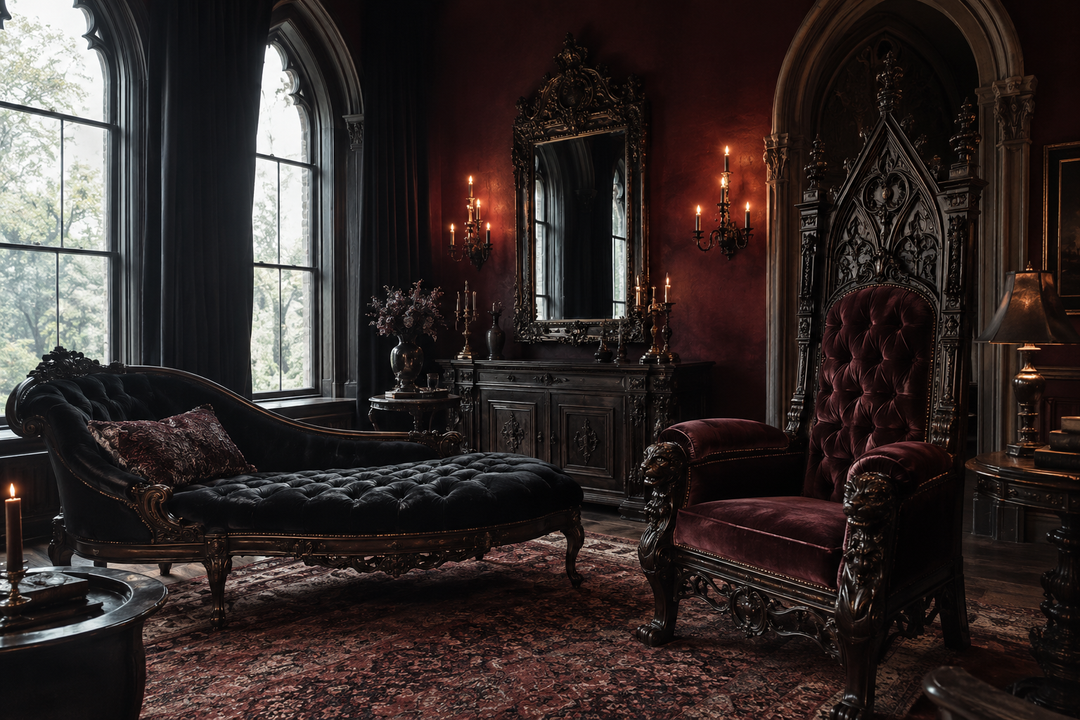 Gothic Living Room Ideas: How to Create a Dark Romantic Lounge