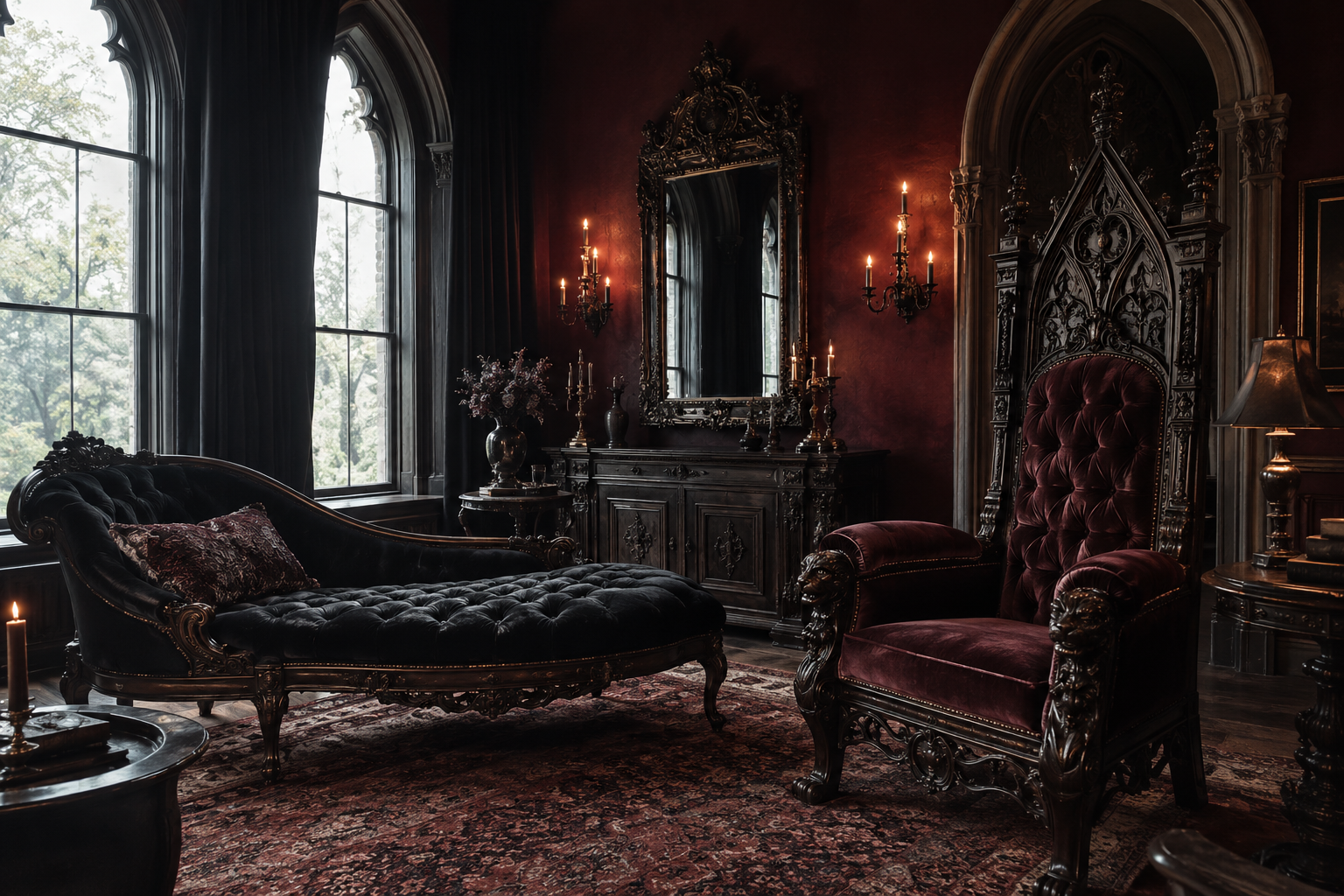 Gothic Living Room Ideas: How to Create a Dark Romantic Lounge