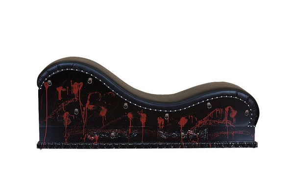 Haunt Dark Desires Chaise - Bespoke Gothic and Modern Provincial Furniture, offering customisation, worldwide shipping, and interest-free payment plans.