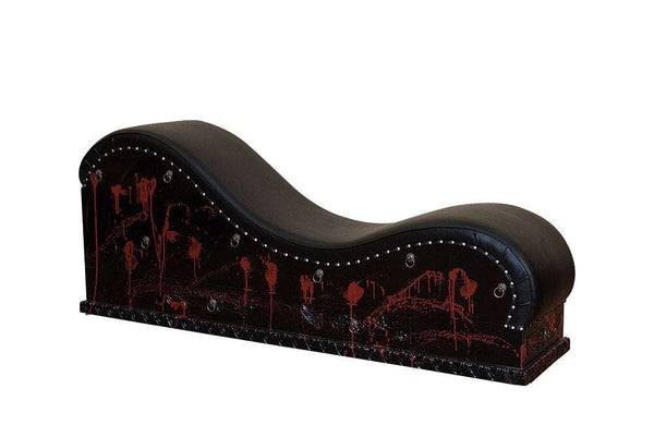 Haunt Dark Desires Chaise - Bespoke Gothic and Modern Provincial Furniture, offering customisation, worldwide shipping, and interest-free payment plans.