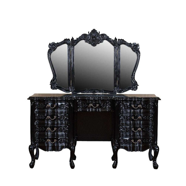 Haunt Cinderella Vanity - Bespoke Gothic and Modern Provincial Furniture, offering customisation, worldwide shipping, and interest-free payment plans.