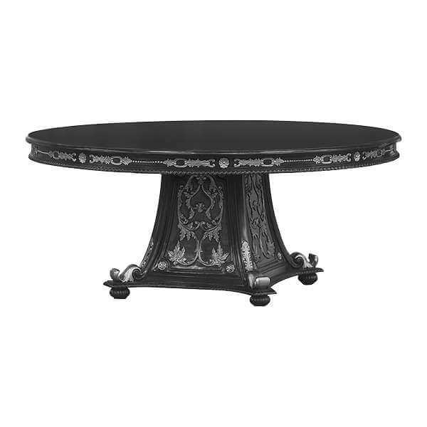 Haunt Countess Dining Table - Available in all sizes - Bespoke Gothic and Modern Provincial Furniture, offering customisation, worldwide shipping, and interest-free payment plans.