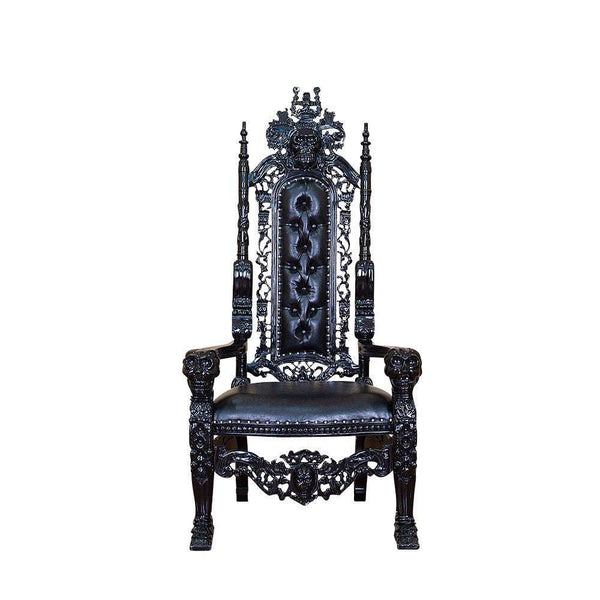 Haunt Death Emperor Throne - Bespoke Gothic and Modern Provincial Furniture, offering customisation, worldwide shipping, and interest-free payment plans.