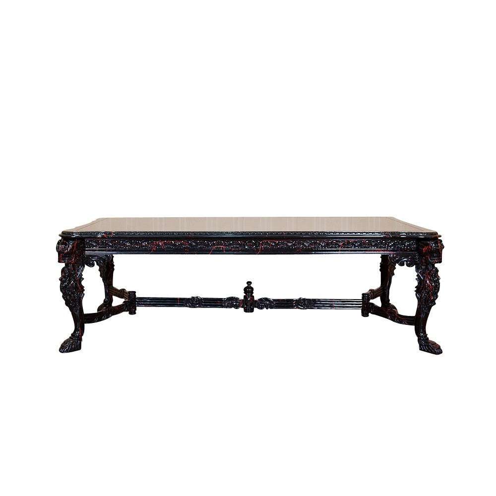 Emperor Table Death Emperor Dining Table | Skull Detail Gothic Table – Haunt
