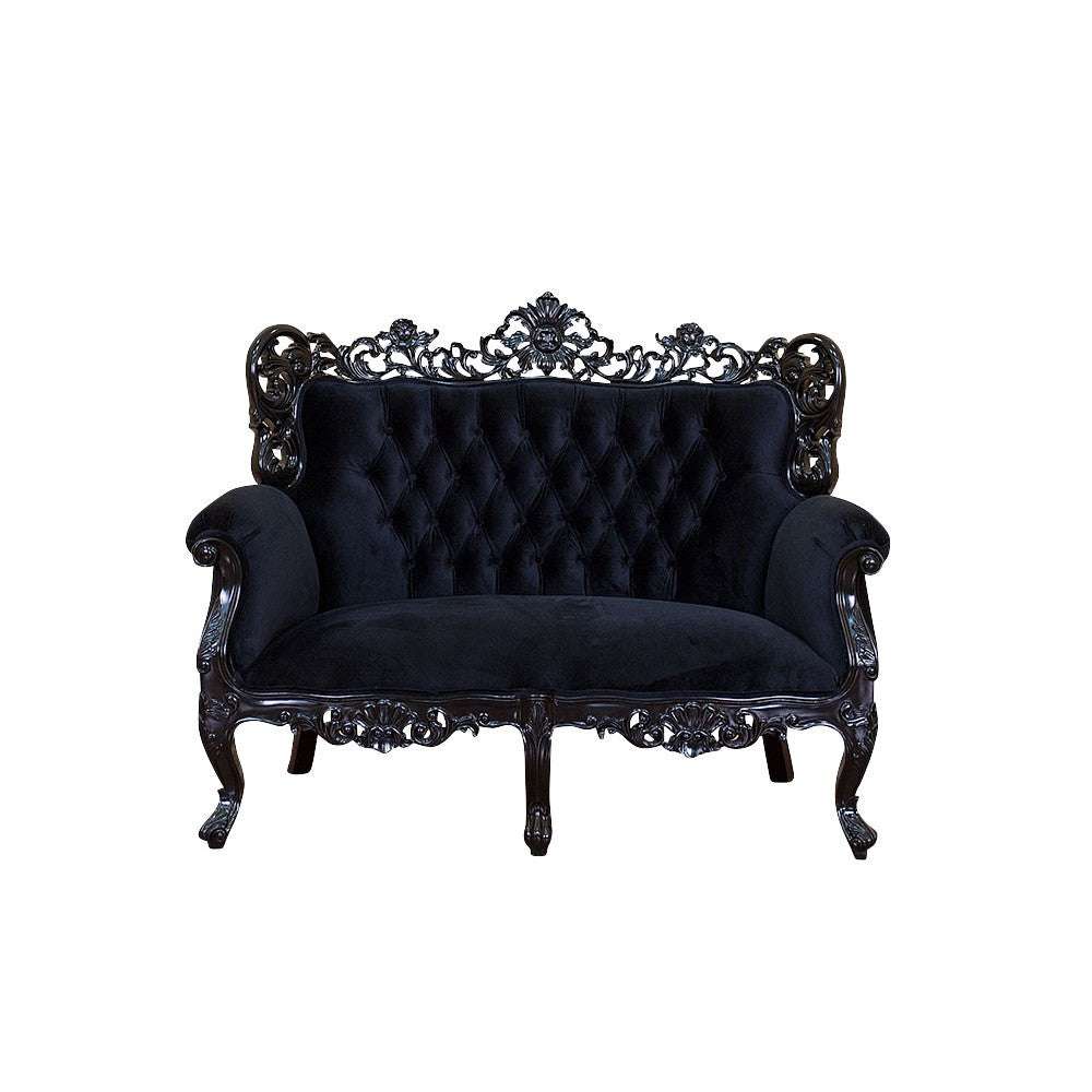 Haunt Nymph Love Seat - Bespoke Gothic and Modern Provincial Furniture, offering customisation, worldwide shipping, and interest-free payment plans.
