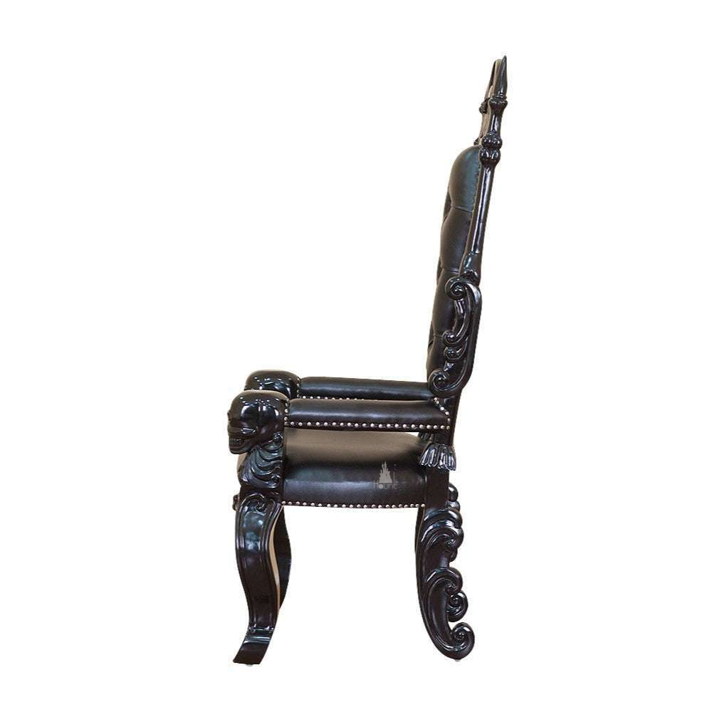 Haunt Queen of the Damned Throne - bespoke custom gothic furniture with handcrafted detailing