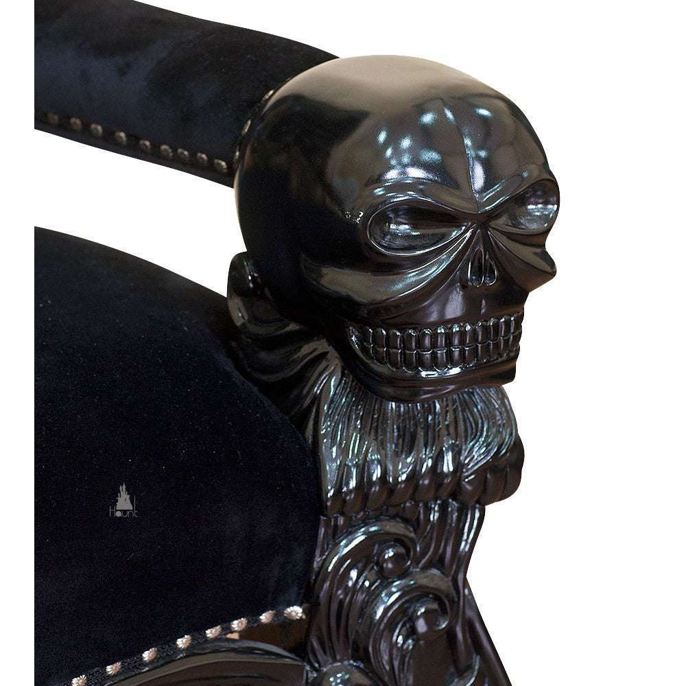 Haunt Queen of the Damned Throne - bespoke custom gothic furniture with handcrafted detailing