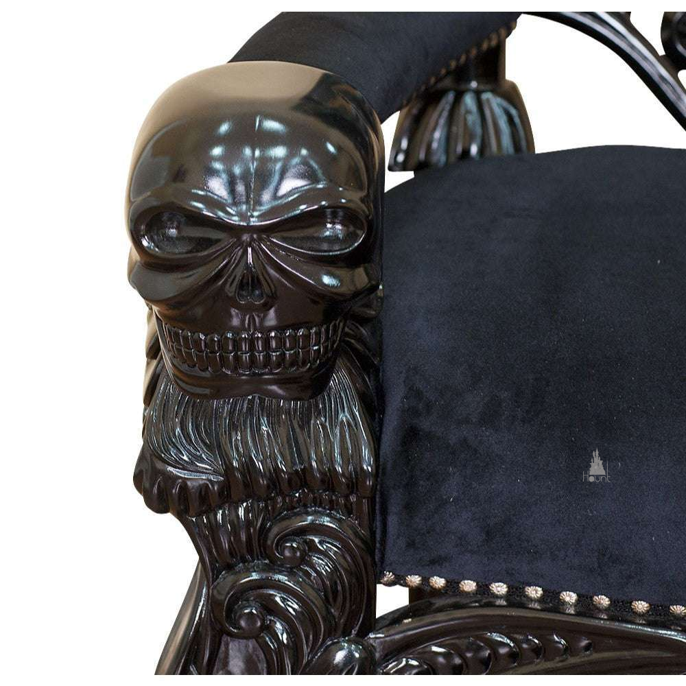 Haunt Queen of the Damned Throne - bespoke custom gothic furniture with handcrafted detailing
