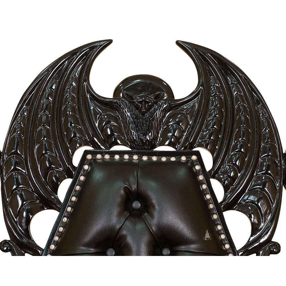 Haunt Queen of the Damned Throne - bespoke custom gothic furniture with handcrafted detailing
