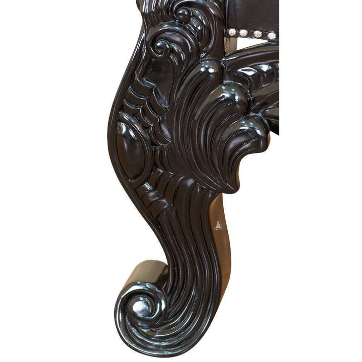 Haunt Queen of the Damned Throne - bespoke custom gothic furniture with handcrafted detailing