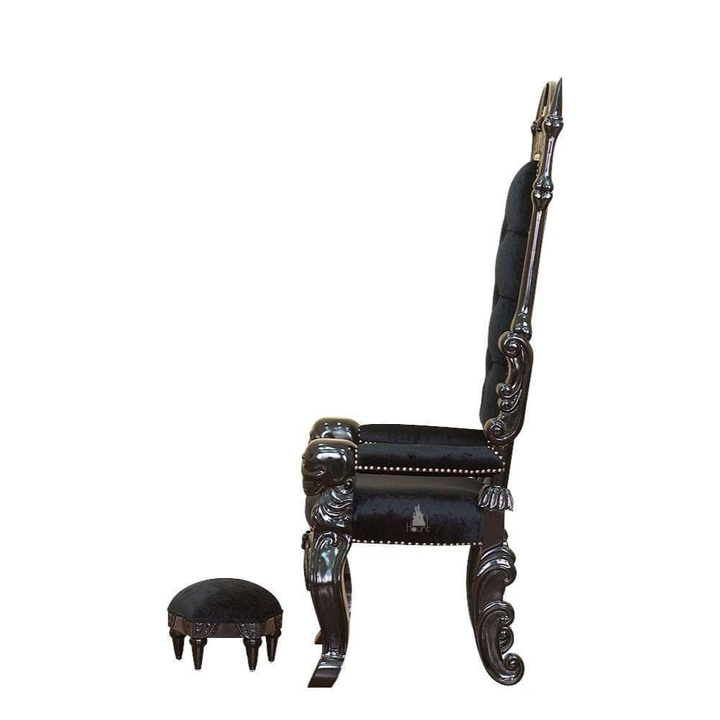 Haunt Queen of the Damned Throne - bespoke custom gothic furniture with handcrafted detailing